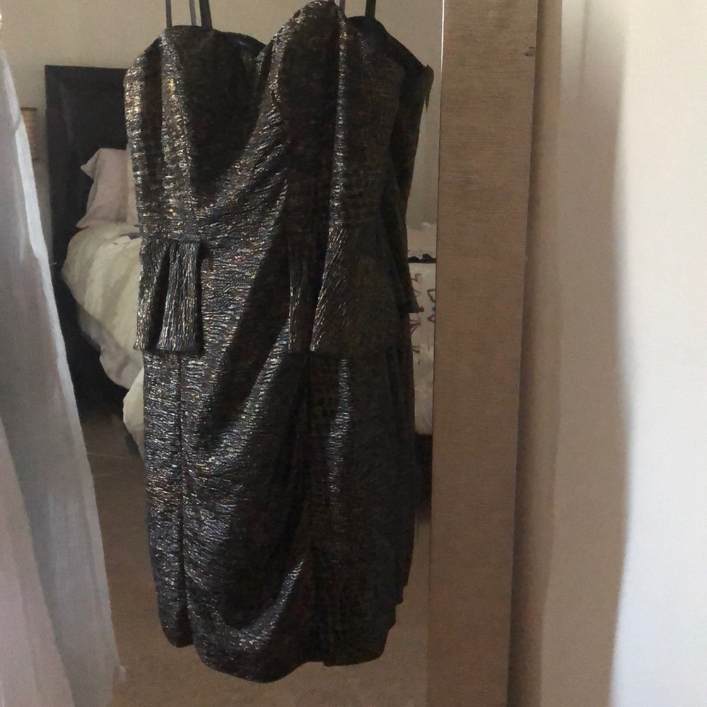Aidan Mattox strapless dress